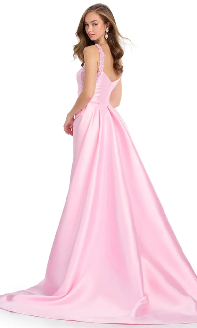 Ashley Lauren 11979 - Beaded Straps Square Neck Prom Gown Prom Dress