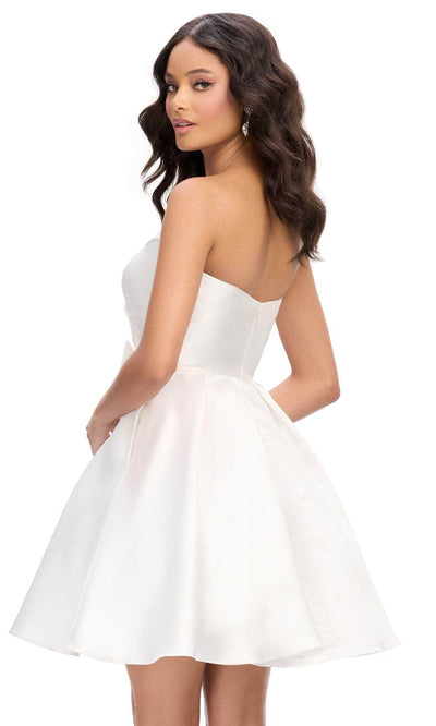 Ashley Lauren 4783 - Bow Sweetheart neck Cocktail Dress Homecoming Dresses