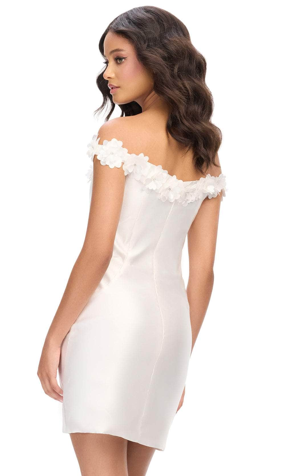 Ashley Lauren 4784 - Off Shoulder Bodycon Cocktail Dress Homecoming Dresses