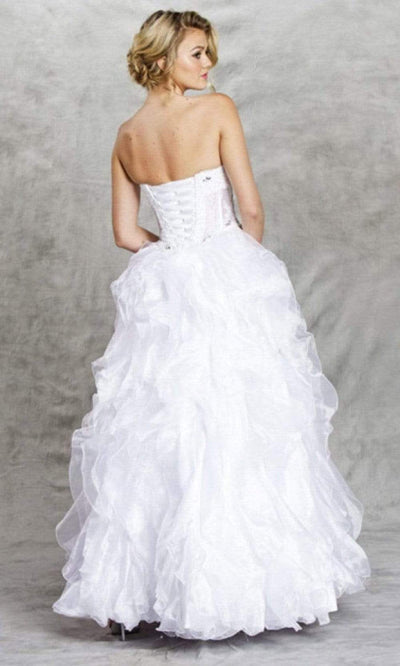 Aspeed Bridal - LH032 Corset Bod Ruffled Wedding Gown Wedding Dresses