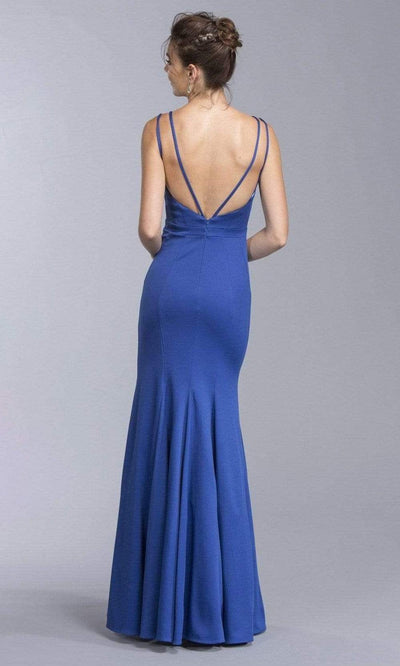Trevi Collection - L1937 Spaghetti Strap Mermaid Dress Evening Dresses