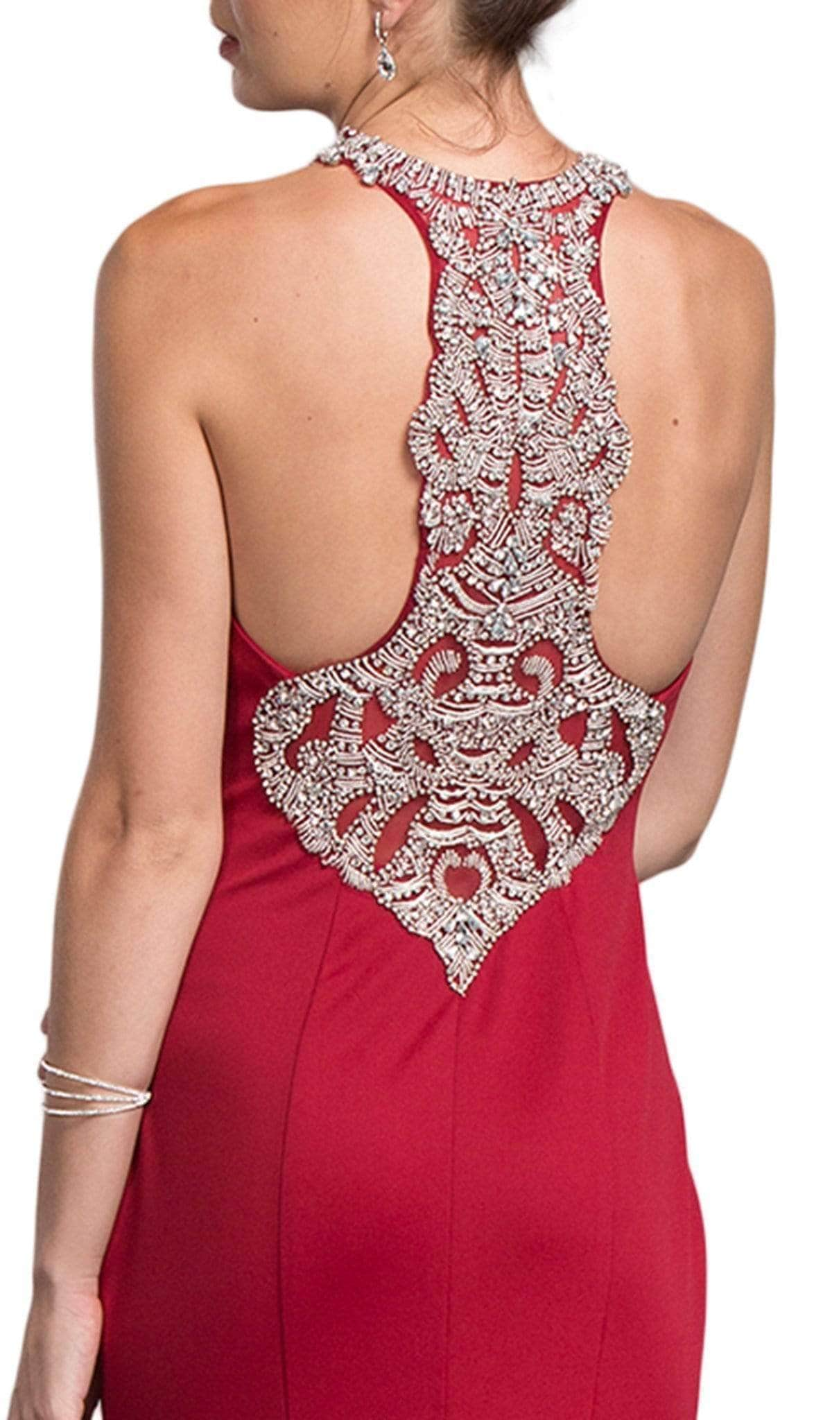 Trevi Collection - L1976 Halter Embellished Prom Dress Prom Dresses XS 