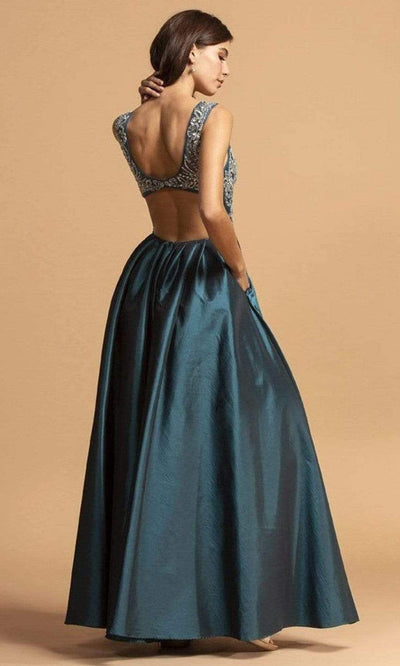 Trevi Collection - L2244 Beaded Sleeveless Evening Dress Evening Dresses