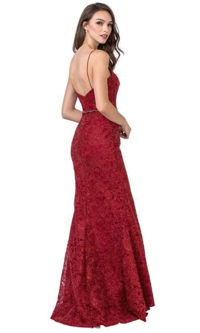 Trevi Collection - L2294 Scoop Sheath Evening Dress Evening Dresses