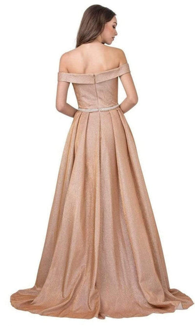 Trevi Collection - L2304 Off Shoulder Sheath/A-Line Dress Evening Dresses