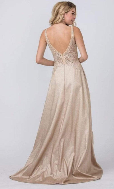 Trevi Collection - L2409 Beaded A-Line Evening Dress Evening Dresses