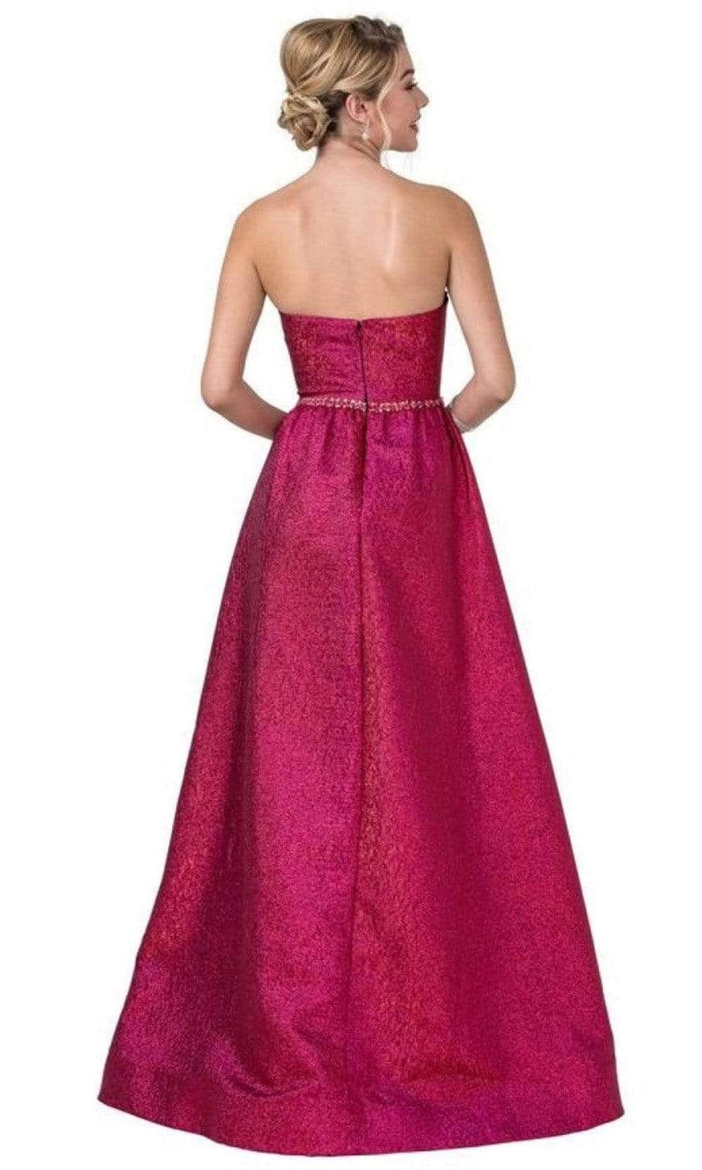 Trevi Collection - L2427 A-Line Overskirt Sweetheart Evening Dress Prom Dresses