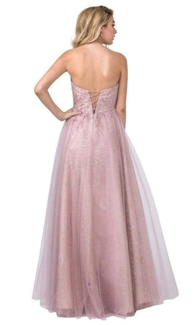 Trevi Collection - L2433 Sweetheart Embroidered A-Line Dress Prom Dresses