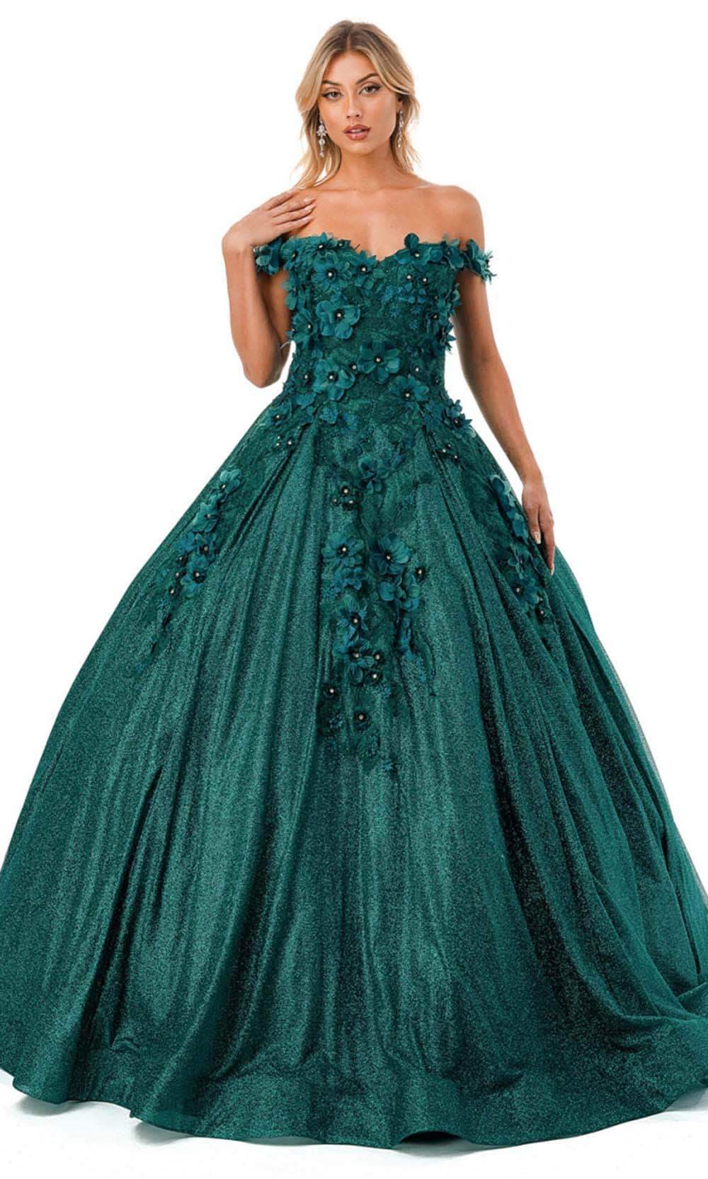 Trevi Collection L2501 - Off Shoulder Ballgown