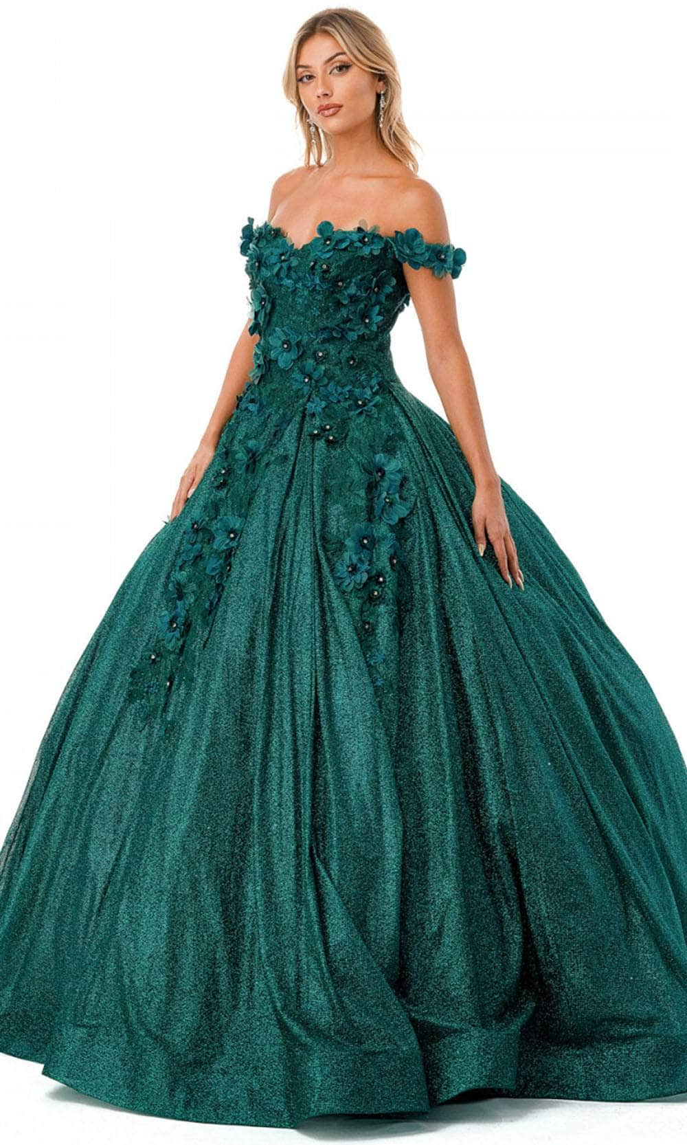 Trevi Collection L2501 - Off Shoulder Ballgown