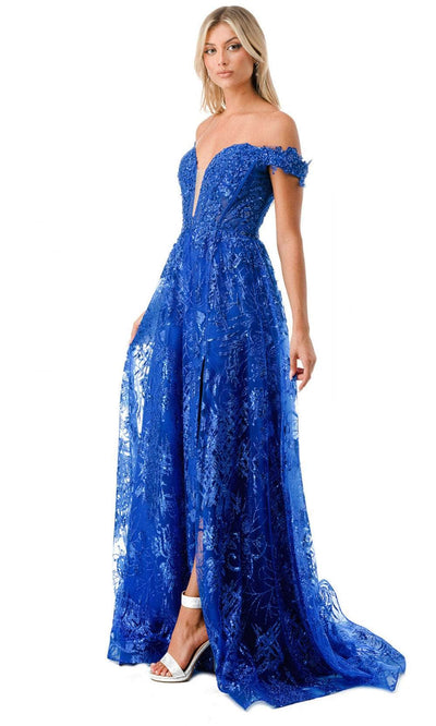 Trevi Collection L2621 - Off Shoulder Evening Gown