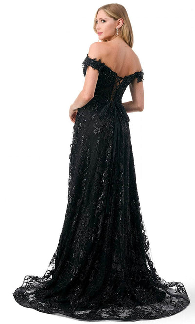 Trevi Collection L2621 - Off Shoulder Evening Gown