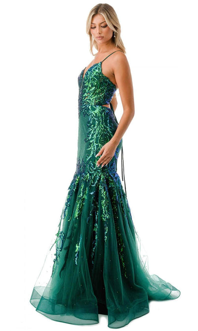 Trevi Collection L2659 - Trumpet Prom Dress