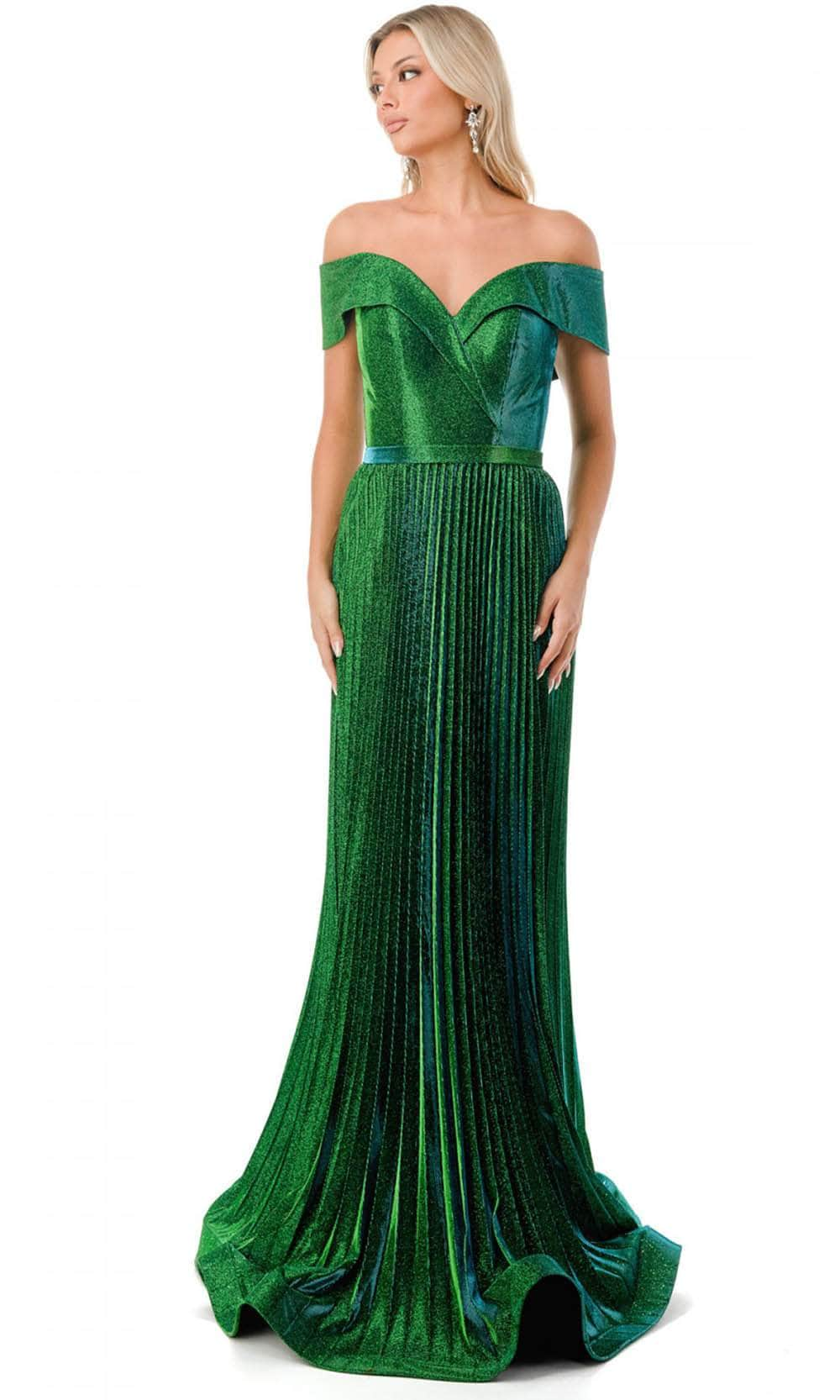 Trevi Collection L2727 - Off Shoulder Evening Gown