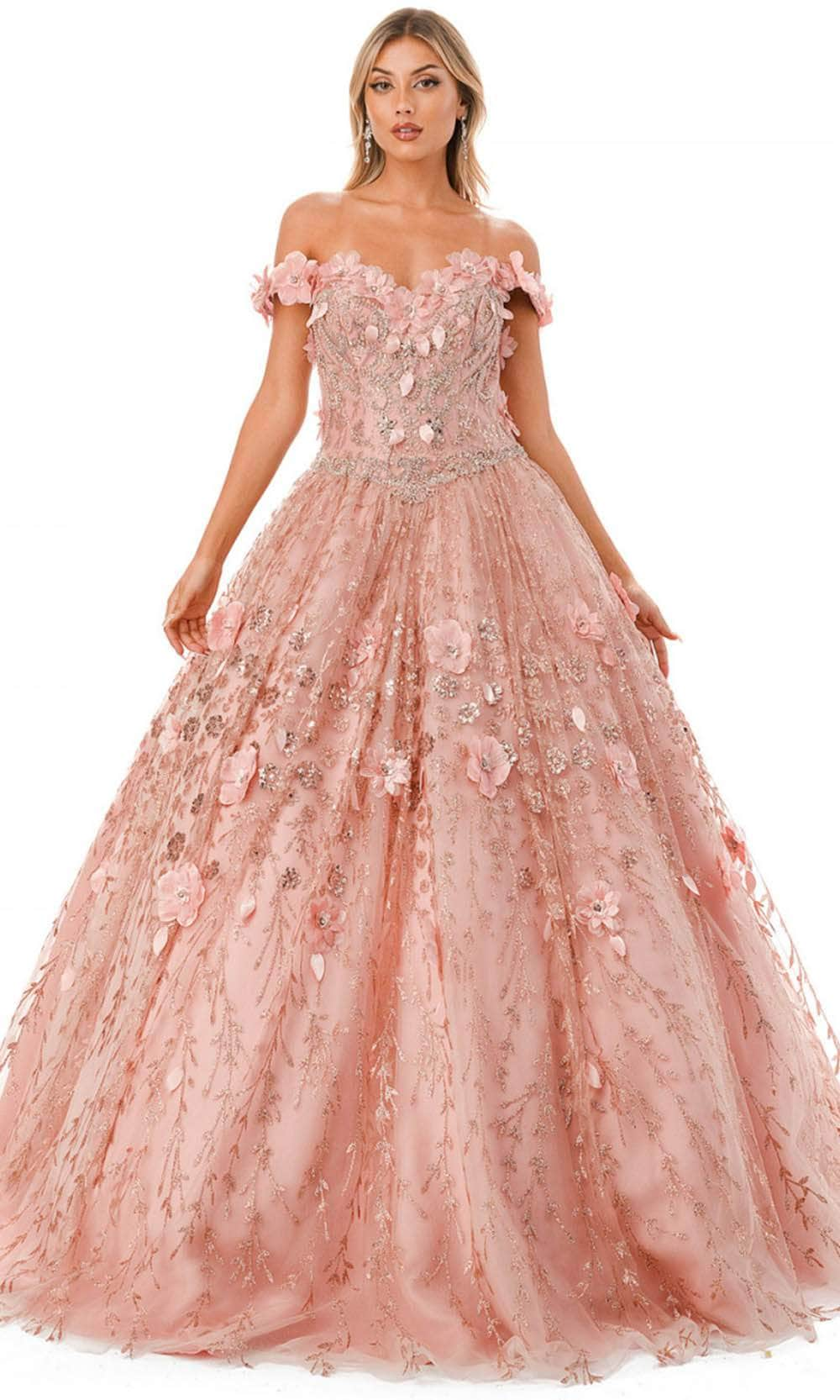 Trevi Collection L2728 - Sweetheart Embellished Ballgown XXS / Blush