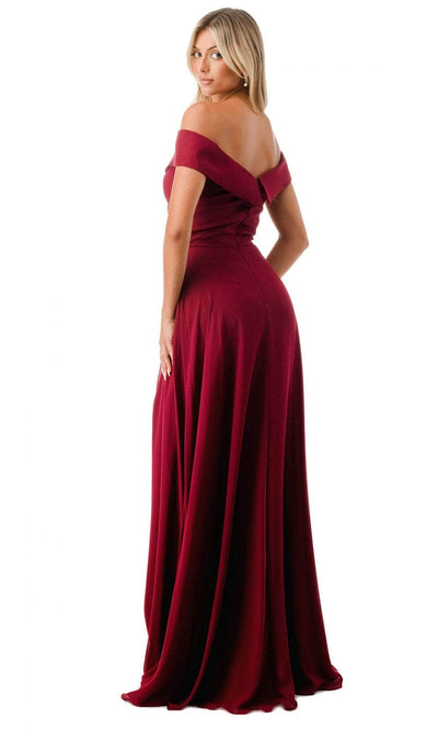 Trevi Collection L2767Y - Off Shoulder Evening Gown