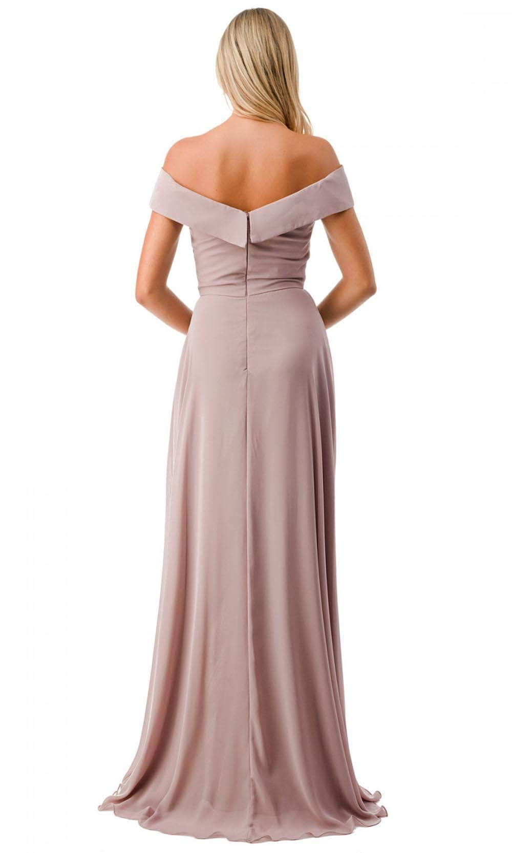 Trevi Collection L2767Y - Off Shoulder Evening Gown