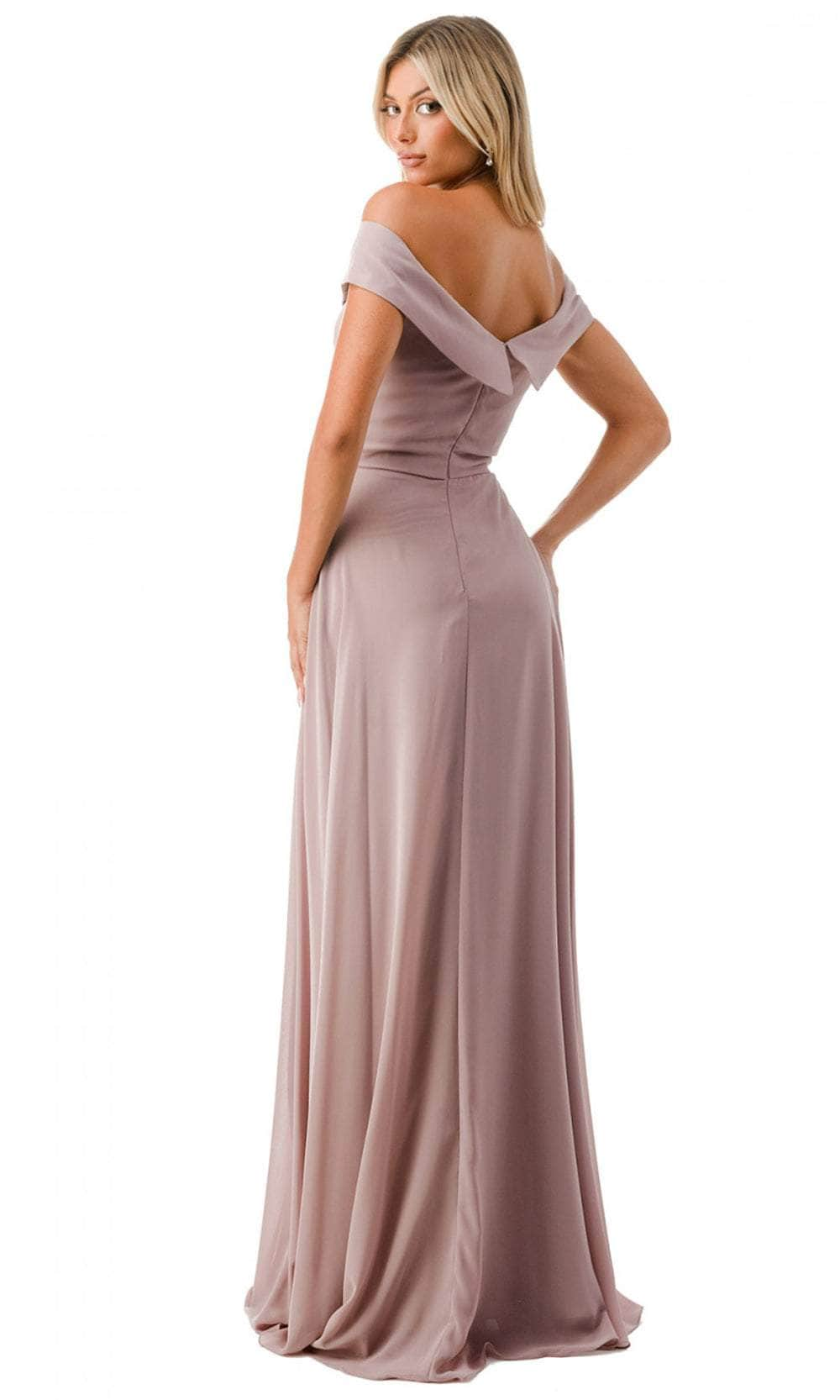 Trevi Collection L2767Y - Off Shoulder Evening Gown