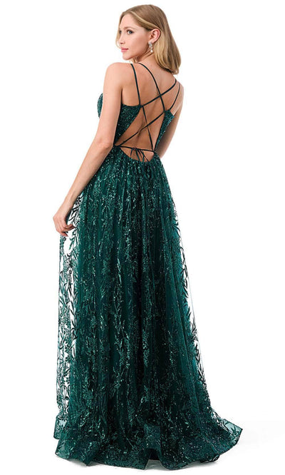 Trevi Collection L2769T - Evening Prom Dress with Slit