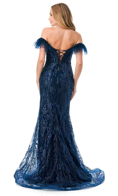 Trevi Collection L2786F - Embellished Evening Gown