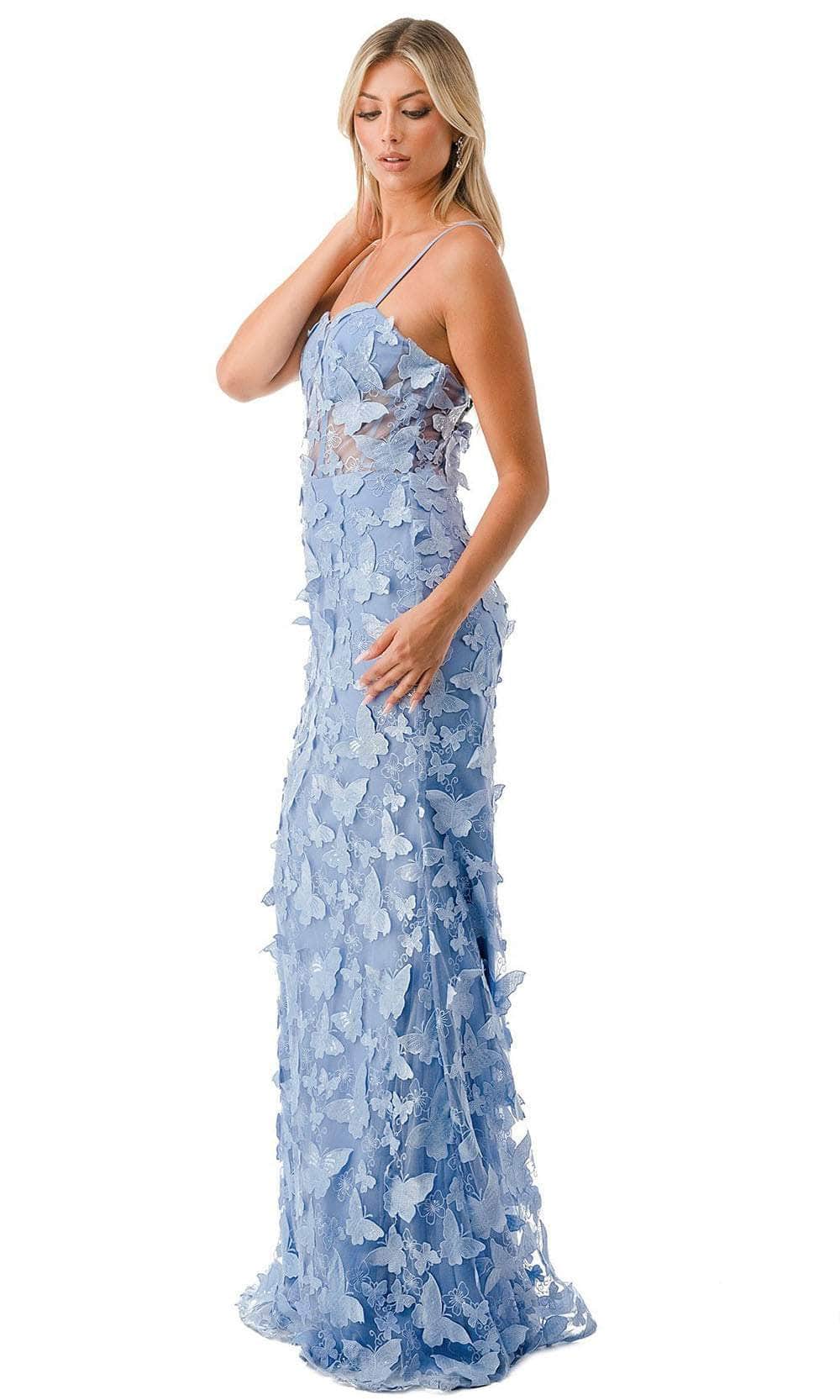 Trevi Collection L2801F - Applique Prom Dress