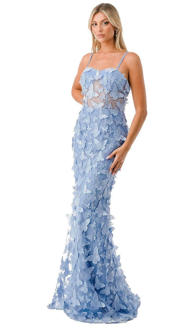 Trevi Collection L2801F - Applique Prom Dress