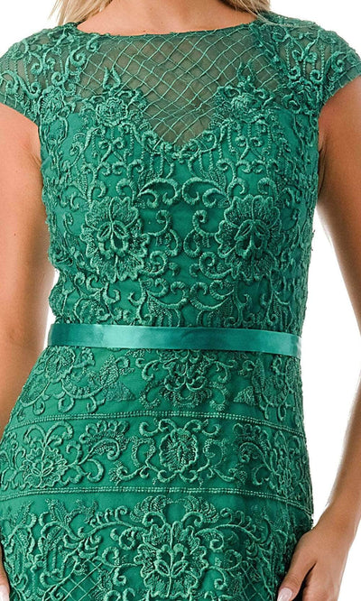 Trevi Collection M2732 - Embroidered Formal Dress