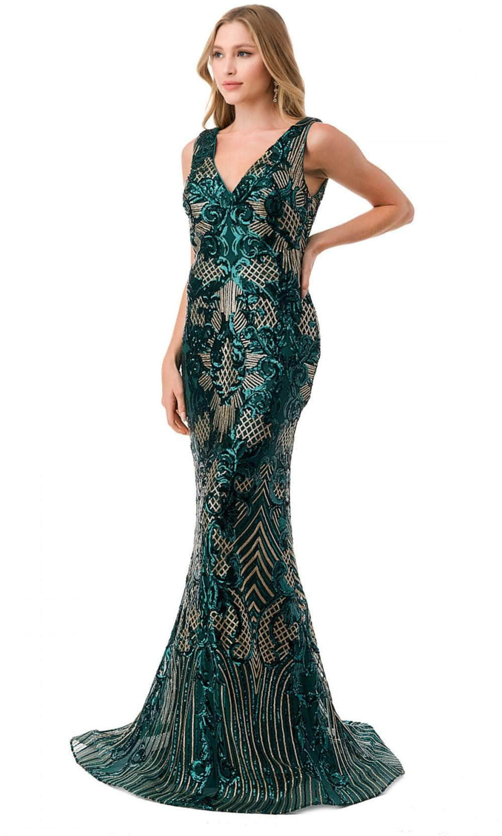 Trevi Collection M2803Y - Mermaid Evening Gown