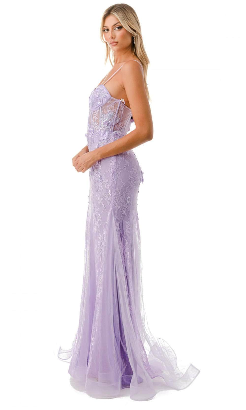 Trevi Collection P2120 - Bustier Bodice Prom Gown