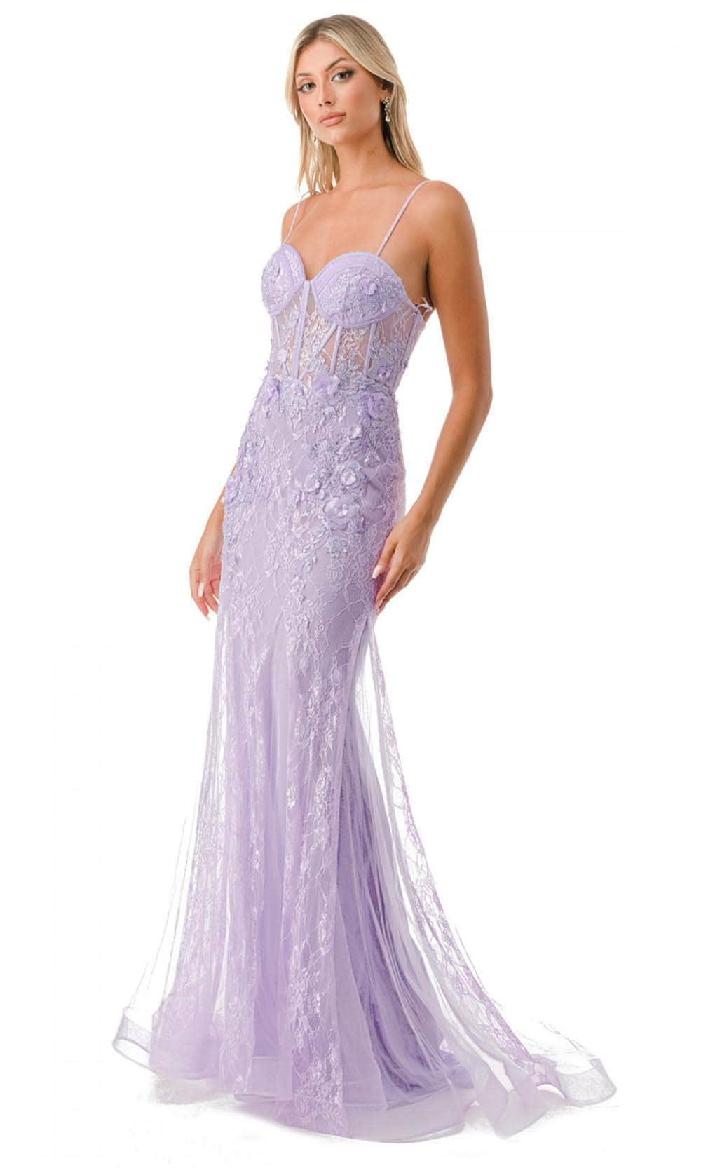 Trevi Collection P2120 - Bustier Bodice Prom Gown