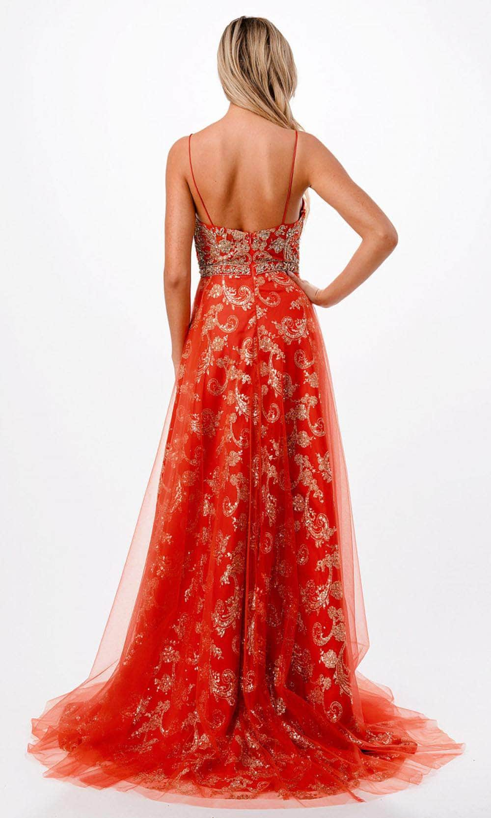 Trevi Collection P2203 - Beaded Evening Gown