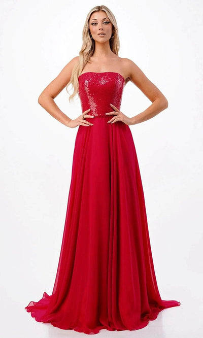 Trevi Collection P2206 - Strapless Evening Dress