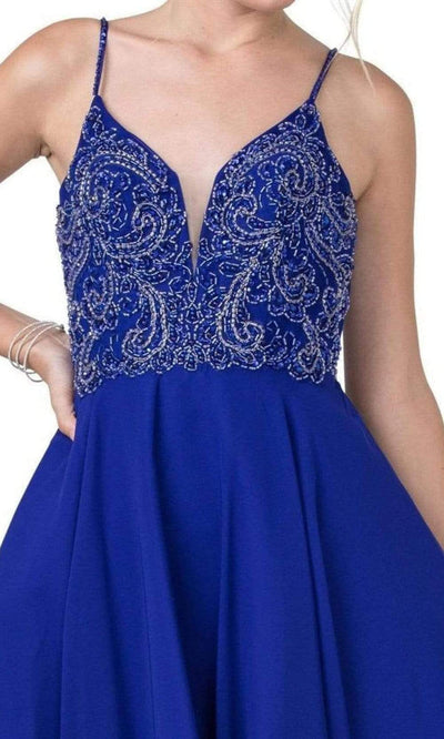 Trevi Collection - S2298 Sleeveless A-Line Cocktail Dress Homecoming Dresses