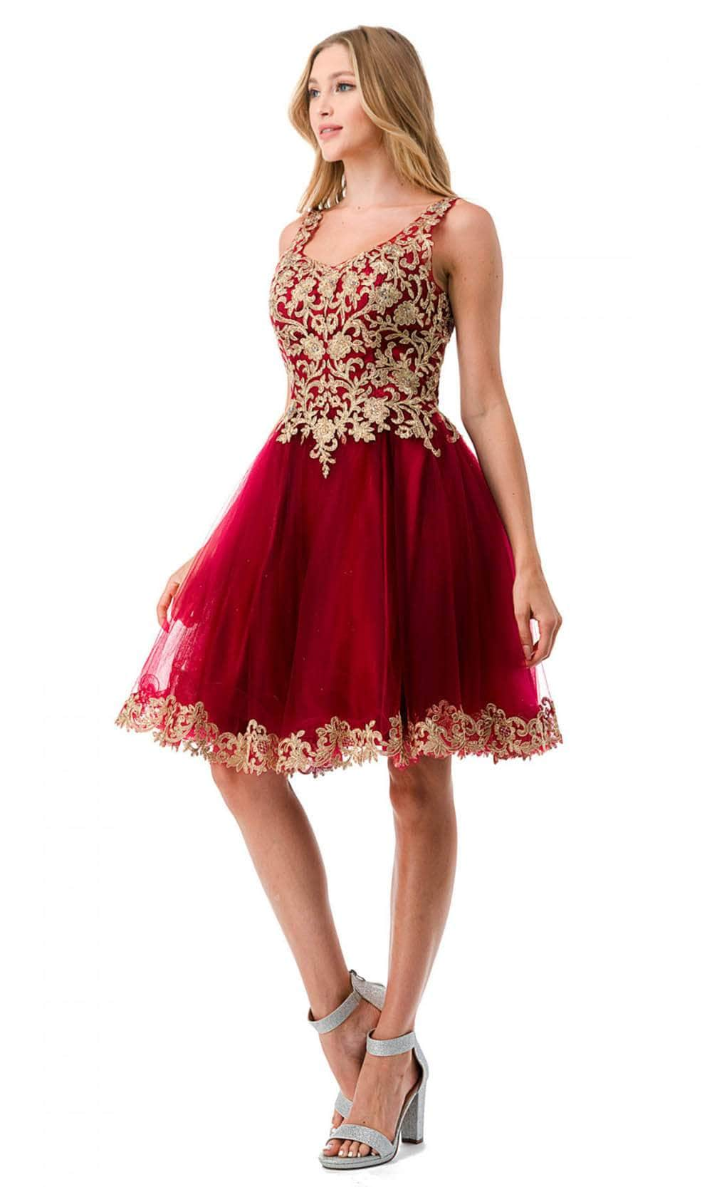 Trevi Collection S2738J - A-Line Homecoming Dress