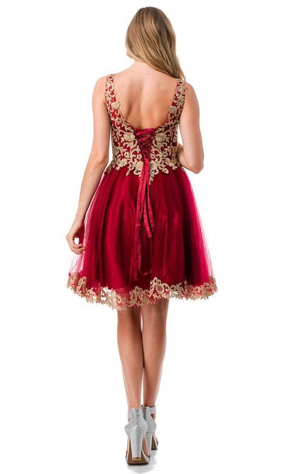 Trevi Collection S2738J - A-Line Homecoming Dress