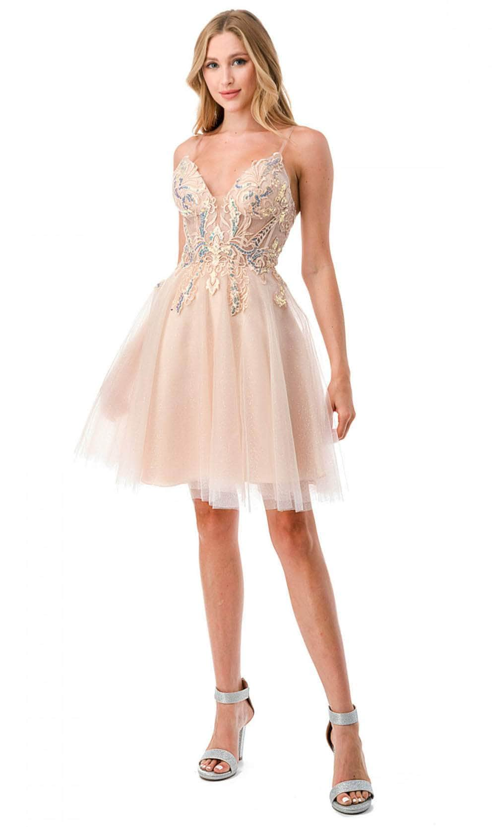 Trevi Collection S2740M - Butterfly Homecoming Dress