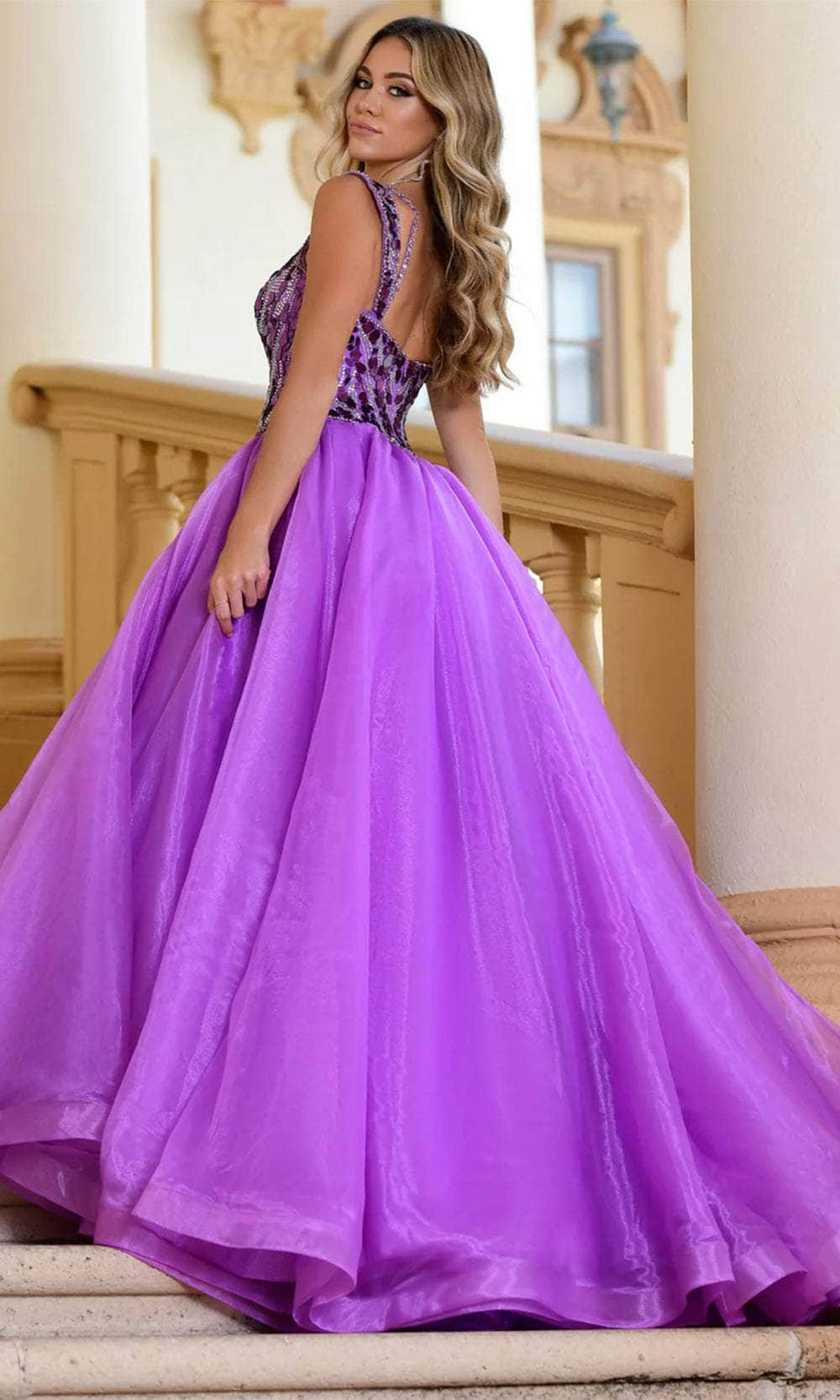 Ava Presley 28579 - Beaded Sleeveless Prom Ballgown Prom Dresses