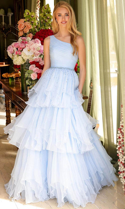 Ava Presley 29131 - Sleeveless One Shoulder Gown Evening Dresses