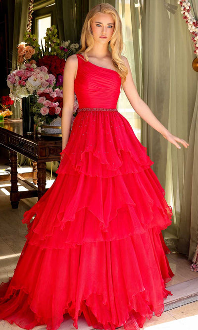 Ava Presley 29131 - Sleeveless One Shoulder Gown Evening Dresses