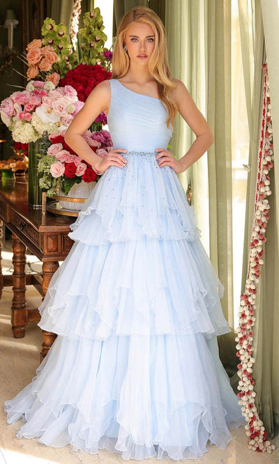 Ava Presley 29131 - Sleeveless One Shoulder Gown Evening Dresses