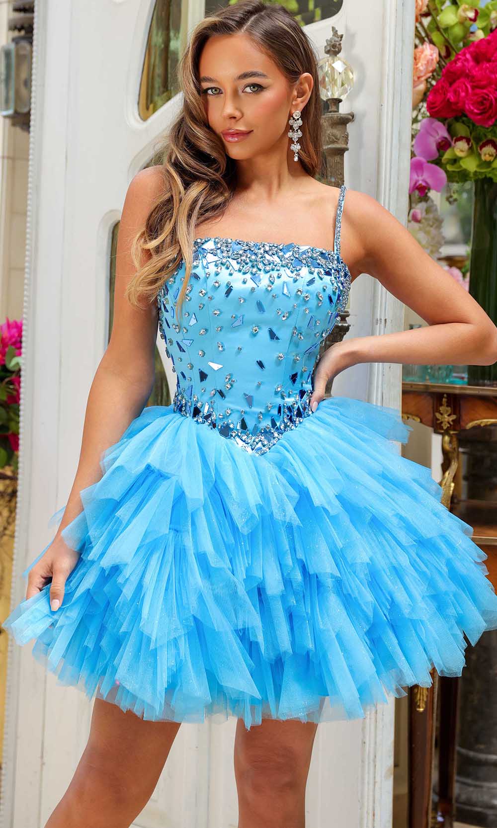 Ava Presley 29180 - Ruffled A-Line Cocktail Dress Homecoming Dresses