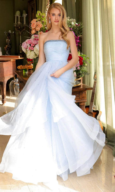 Ava Presley 29524 - Strapless Beaded Prom Gown Evening Dresses