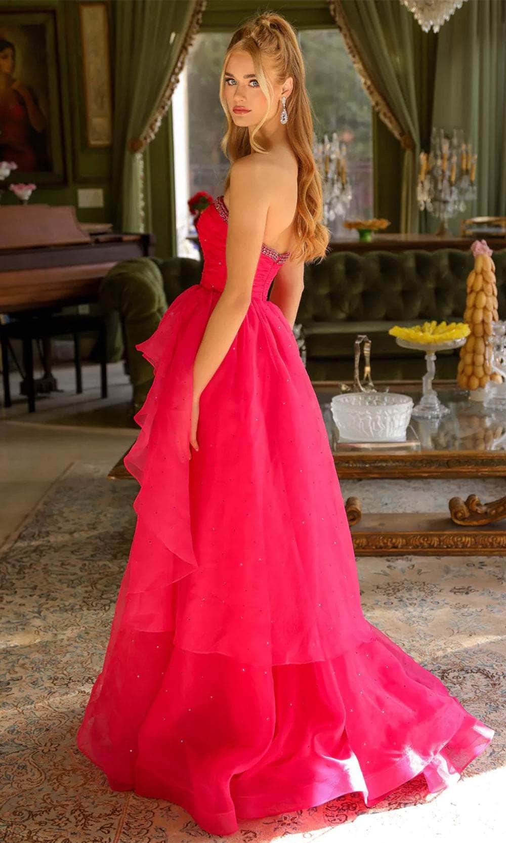 Ava Presley 29524 - Strapless Beaded Prom Gown Evening Dresses