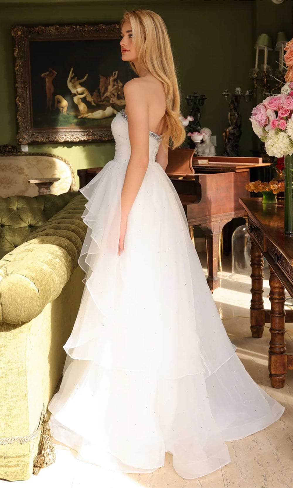 Ava Presley 29524 - Strapless Beaded Prom Gown Evening Dresses