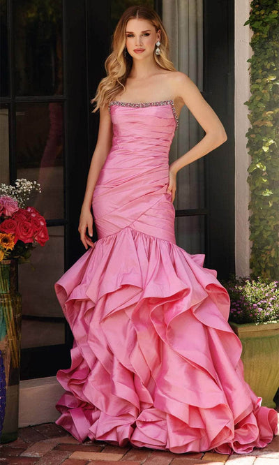 Ava Presley 40068 - Strapless Ruched Bodice Prom Gown Prom Dresses