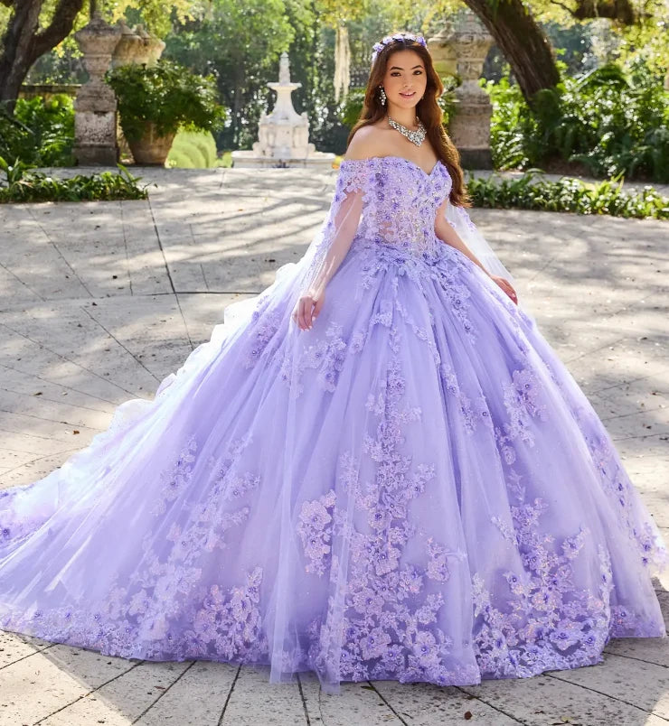 Princesa by Ariana Vara PR30116 - Floral Gown