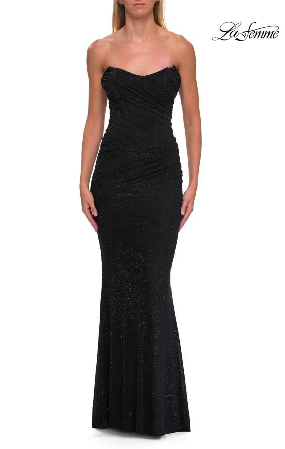 La Femme 33379 - Sparkling Sweetheart Fitted Prom Dress