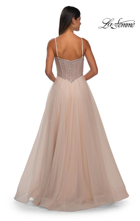La Femme 32675 - Rhinestone Sleeveless Prom Gown