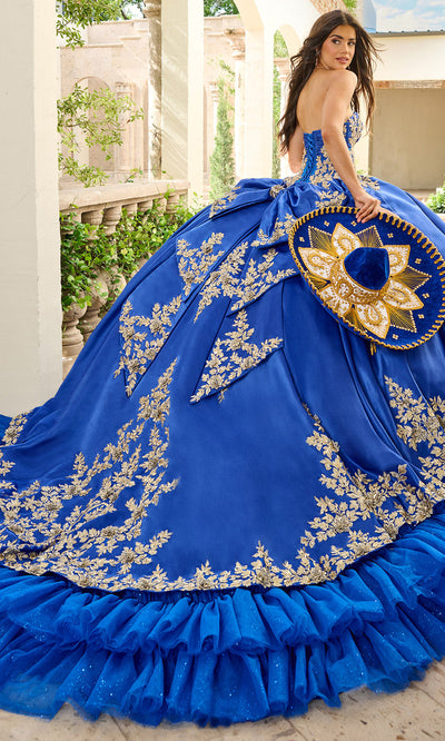 Rachel Allan RQ5010 - Strapless Ruffled Hem Quinceanera Ballgown Quinceanera Dresses