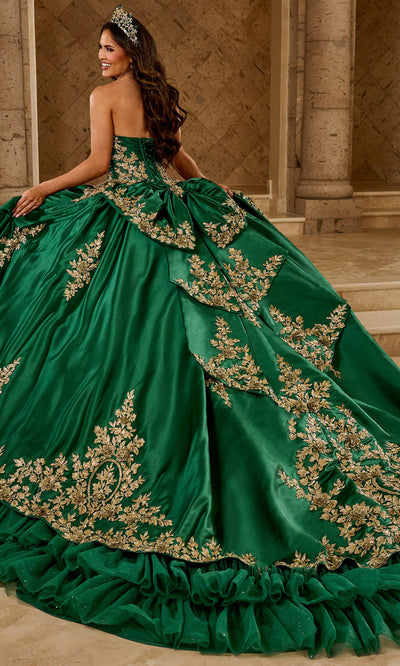 Rachel Allan RQ5010 - Strapless Ruffled Hem Quinceanera Ballgown Quinceanera Dresses